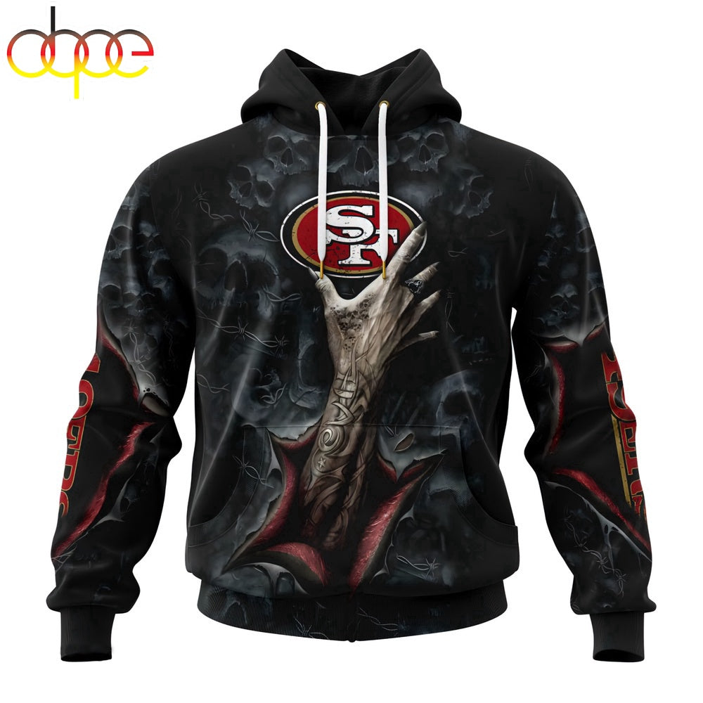 San Francisco 49ers All Over Print Hoodie Shirt Gift For Fans