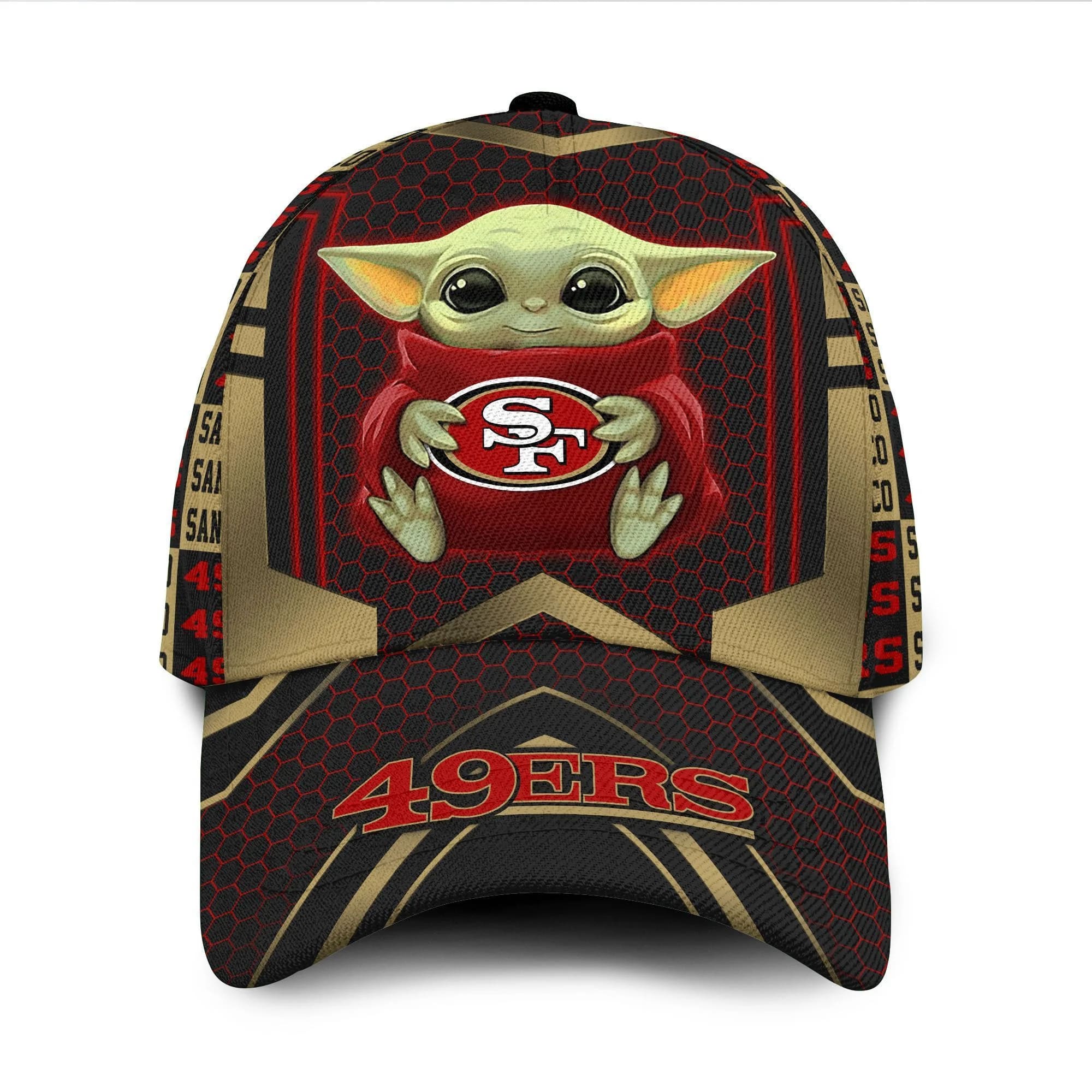 San Francisco 49ers Baby Yoda All Over Print 3D Classic Cap
