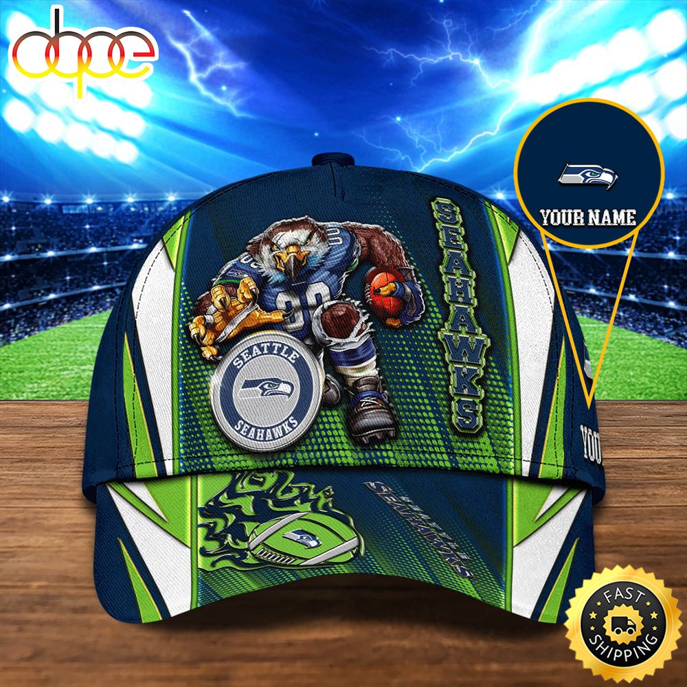 Seattle Seahawks Personalized Your NameNFL Football Sport Cap