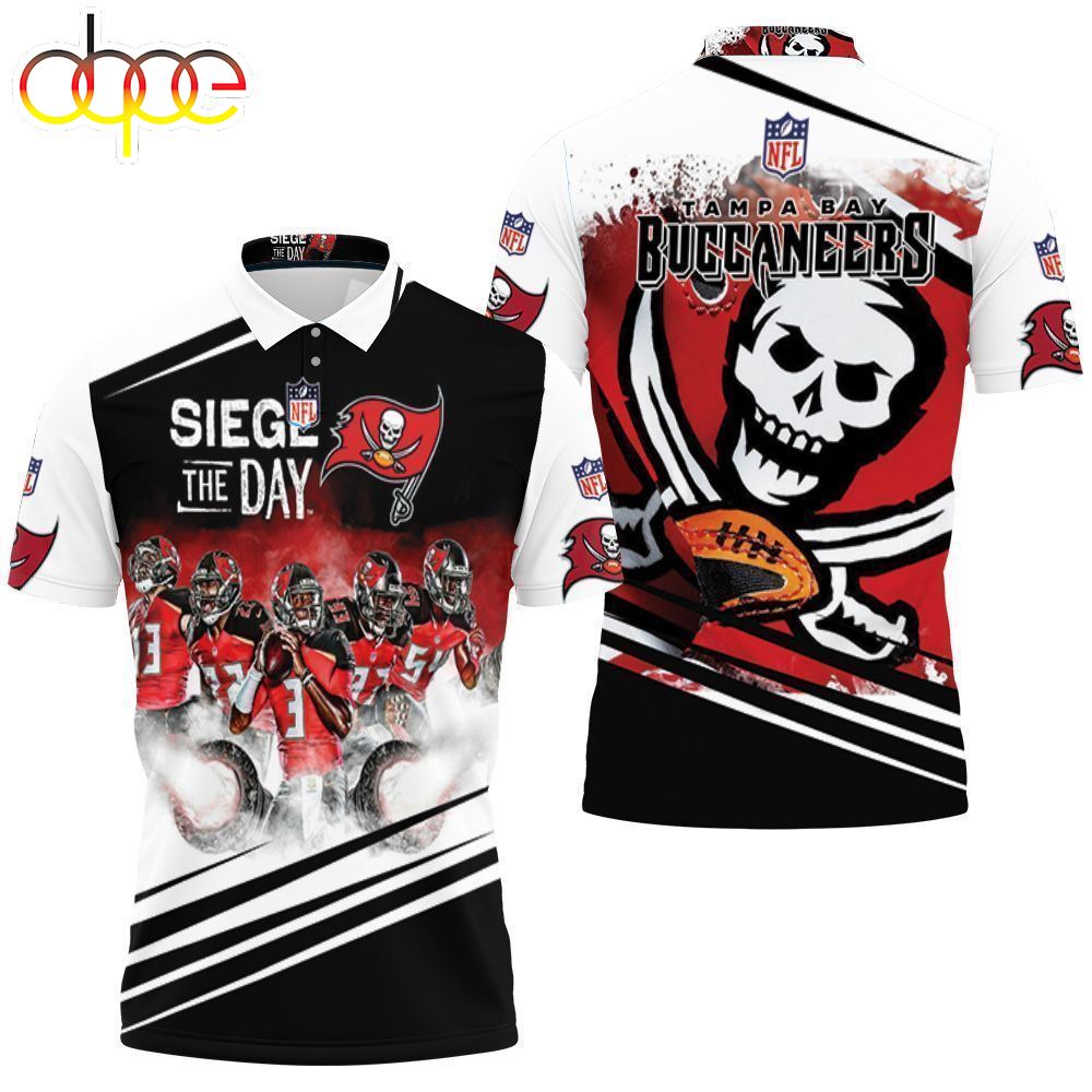 Siege The Day Tampa Bay Buccaneers Nfc South Division Champions Super Bowl  (2) 3d Polo Shirt