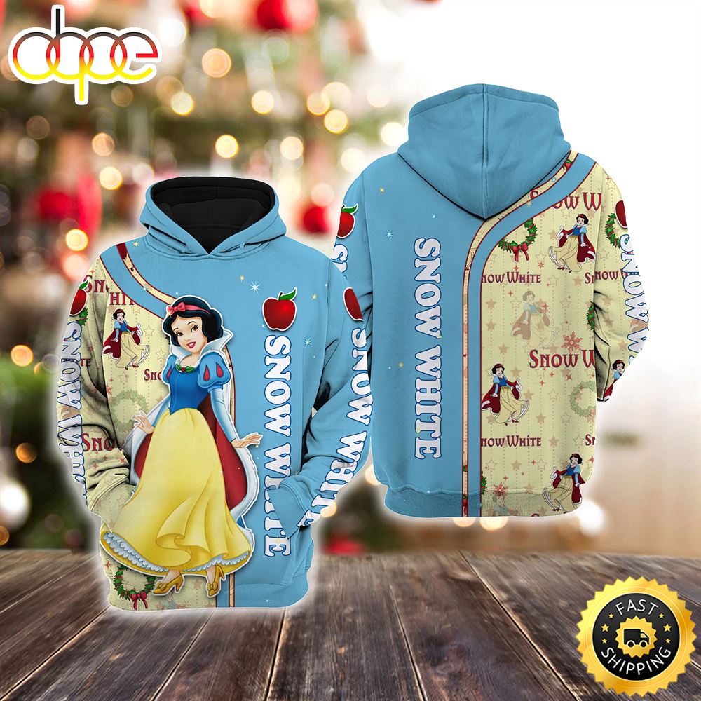 Snow White Christmas Disney Christmas Hoodie All Over Print Shirts