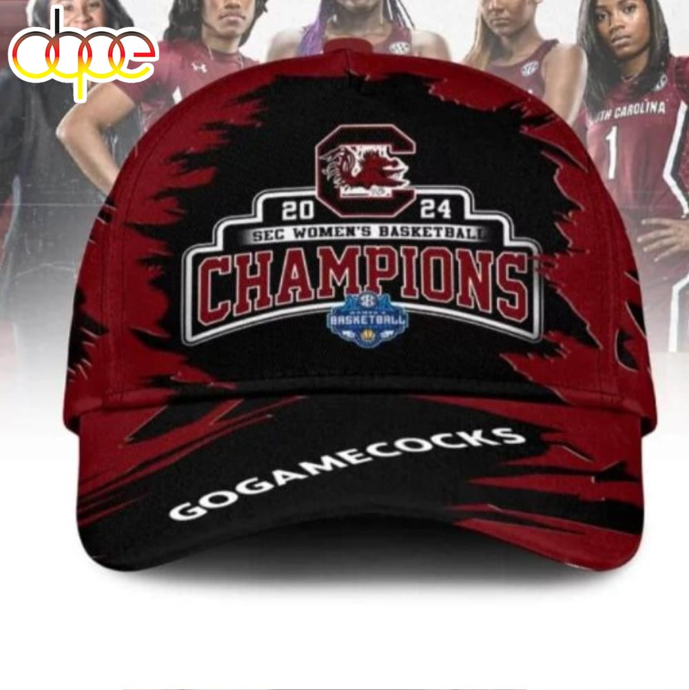 South Carolina Gamecocks 2024 Sec Women’s Basketball Champions Cap