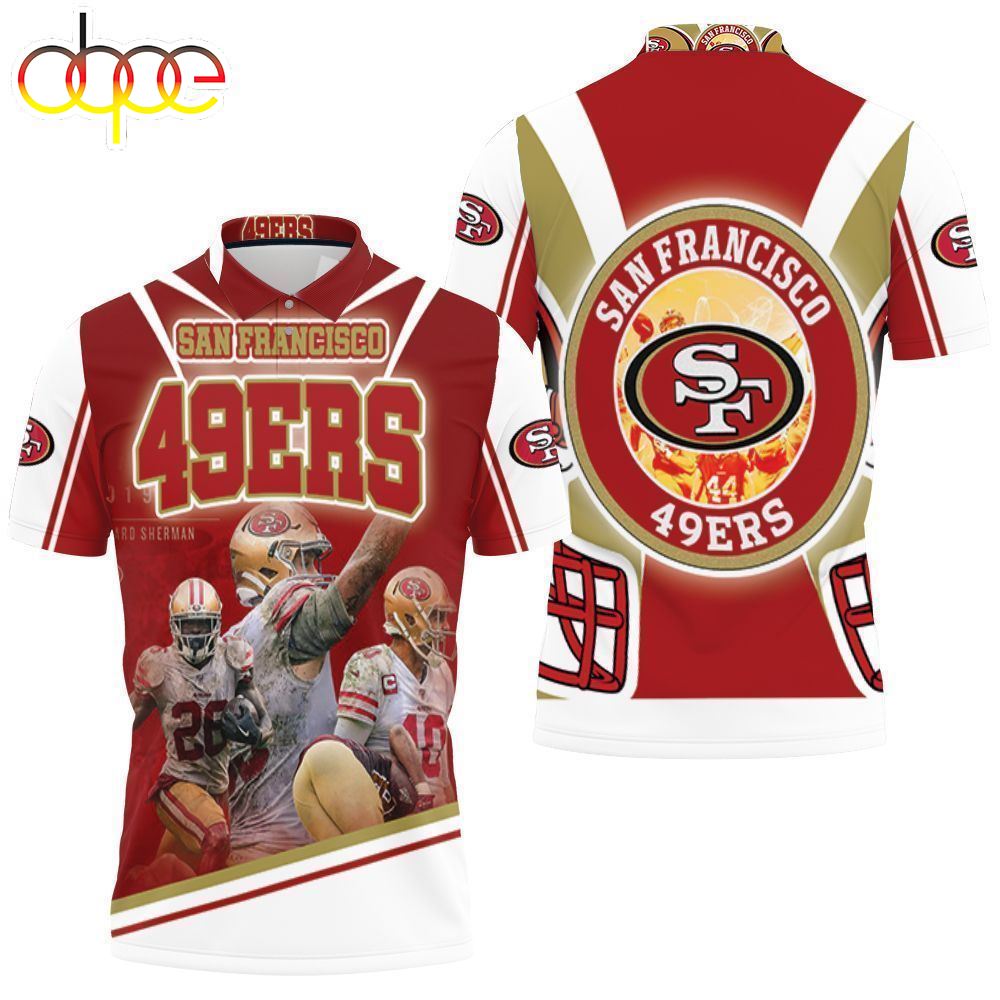 Super Bowl  San Francisco 49ers Nfc East Division Champions 3d Polo Shirt
