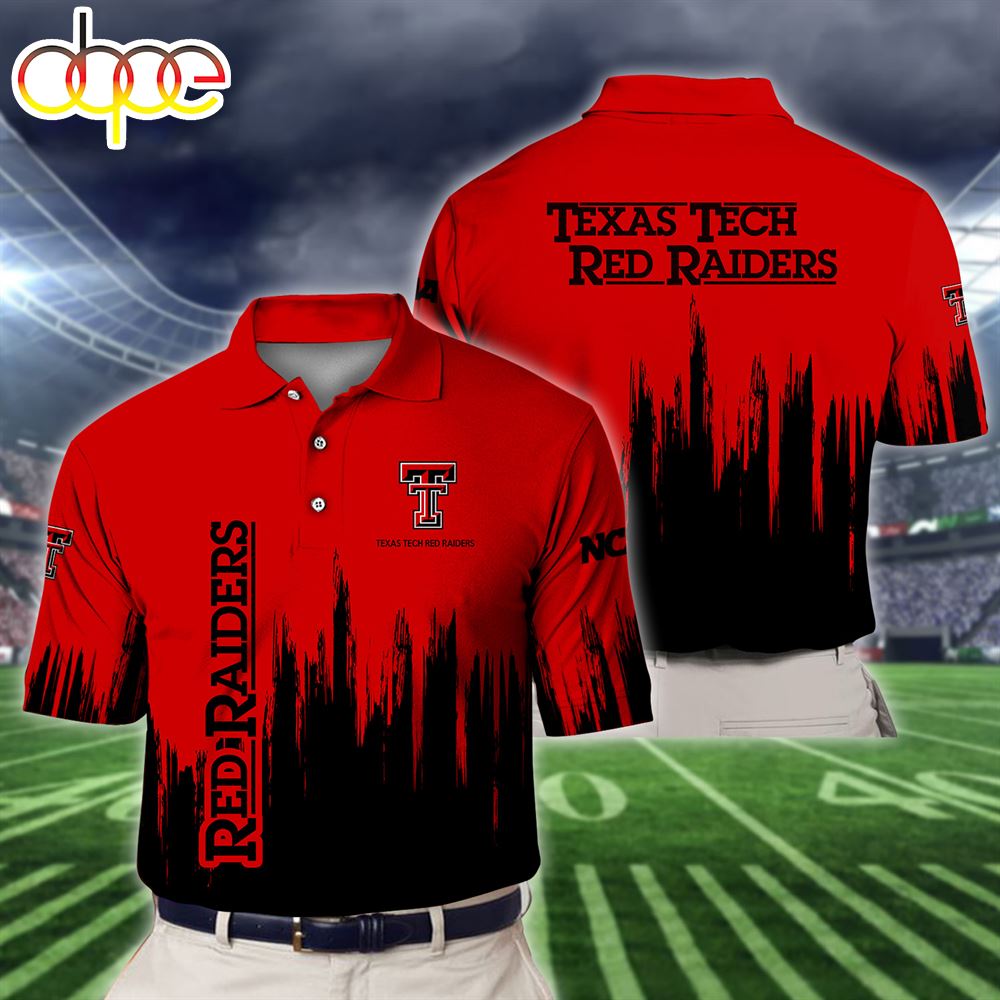Texas Tech Red Raiders Sport Polo Shirt Gift For Fans