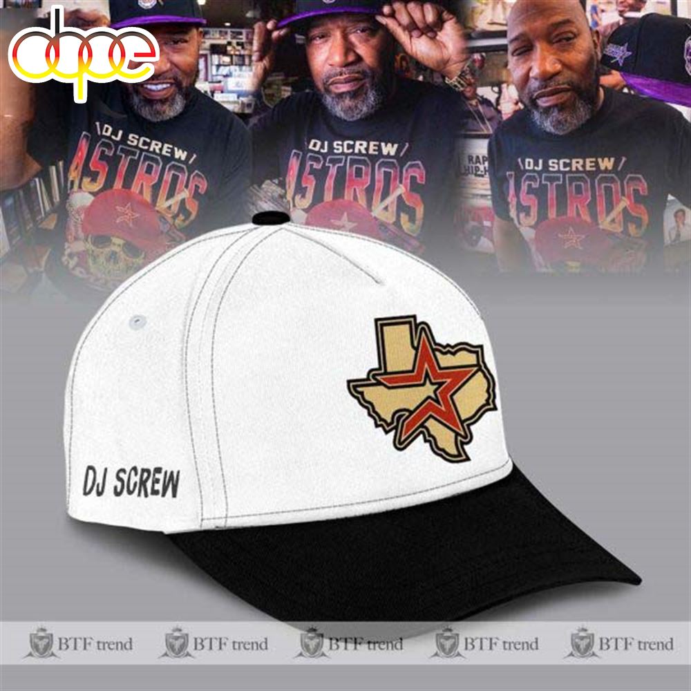 The Houston Astros x Dj Screw Cap White