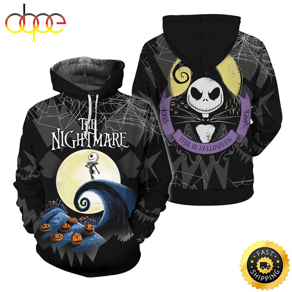 The Nightmare 1993 This Is Halloween Hoodie 3D All Over Print