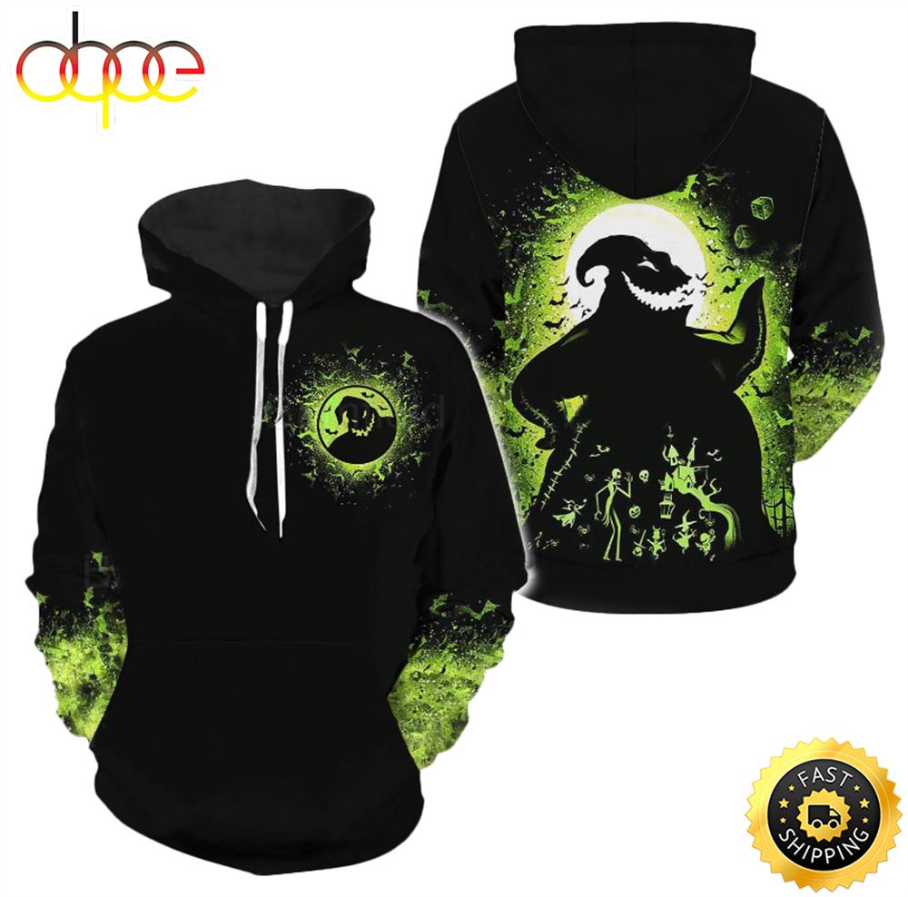 The Nightmare Before Christmas Oogie Boogie Hoodie 3D All Over Print