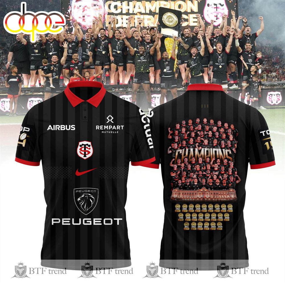 Top14 Stade Toulousain Back to Back Champions Polo