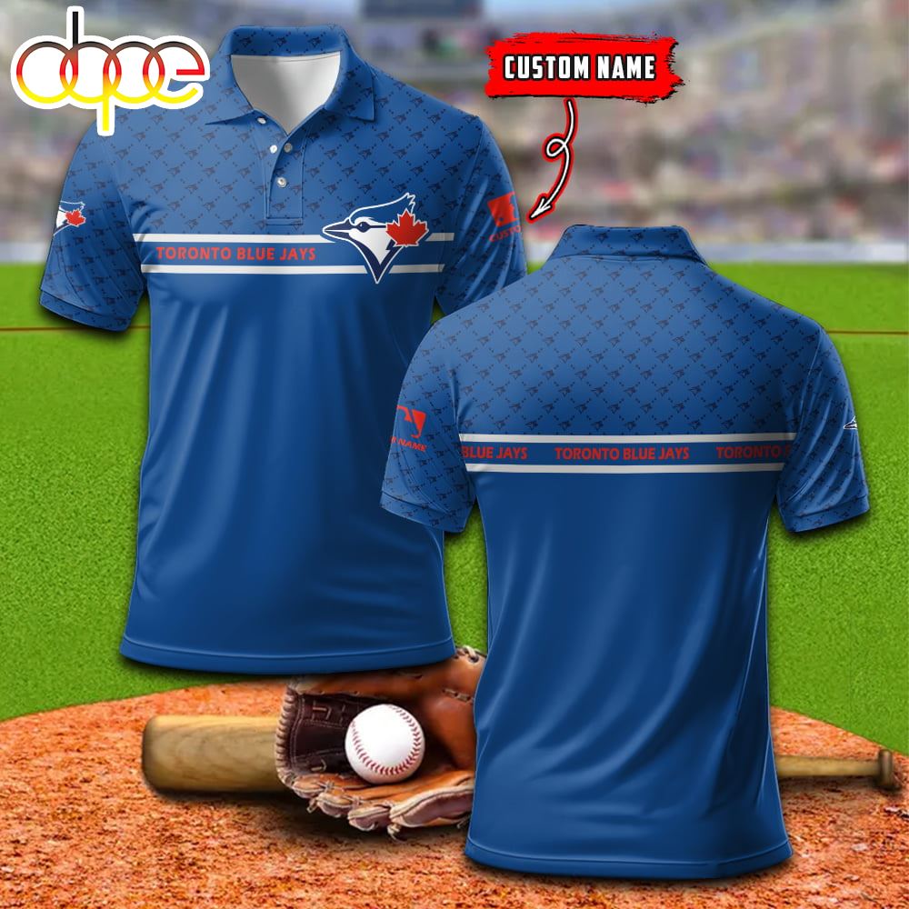 Toronto Blue Jays Custom Name Sports For Fan Polo Shirt