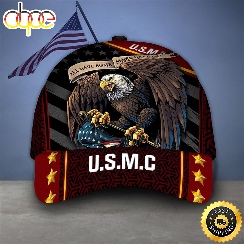 U.S.M.C All Gave Some Some Gave All Classic Cap