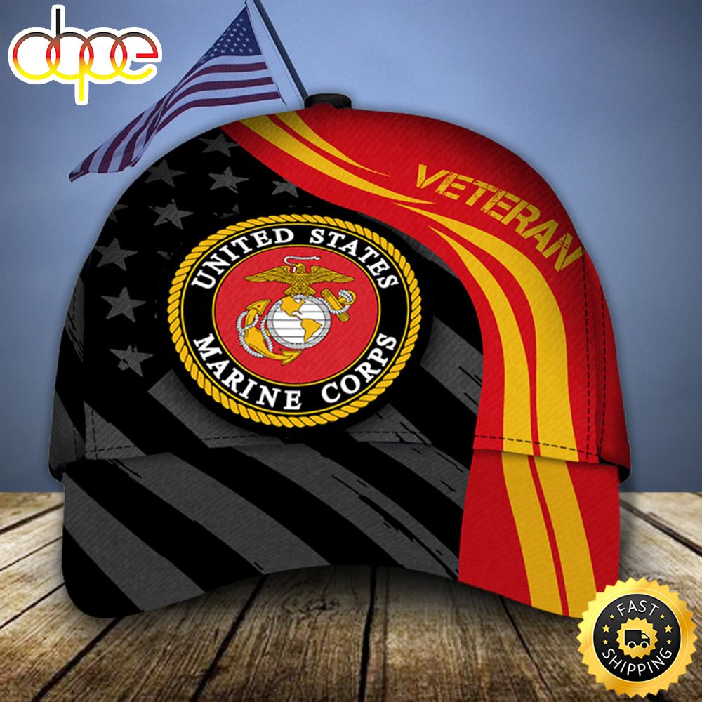 U.S.M.C Marine Corps Veteran Cap
