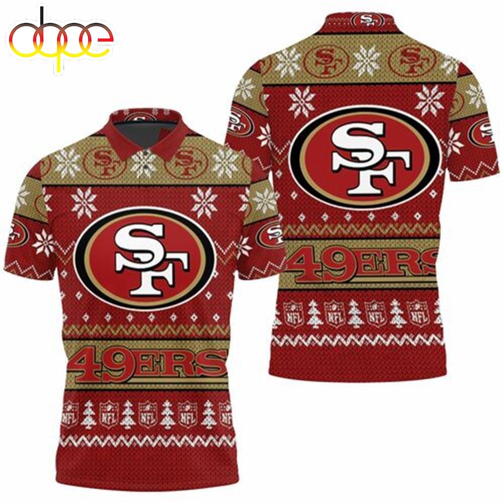 Ugly Christmas San Francisco 49ers Nfl 3d Polo Shirt
