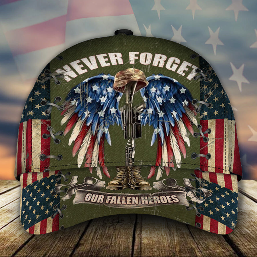 Veteran Forget Ourr Fallen Heroes Classic Cap