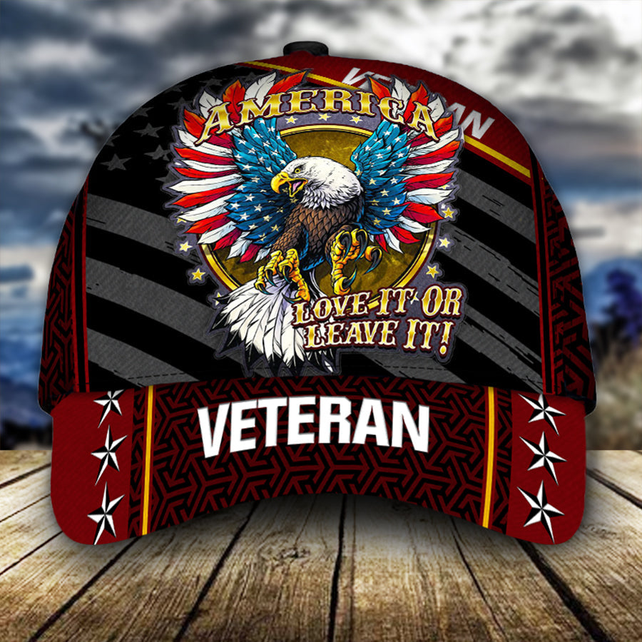 Veteran Love It Or Leave It Classic Cap