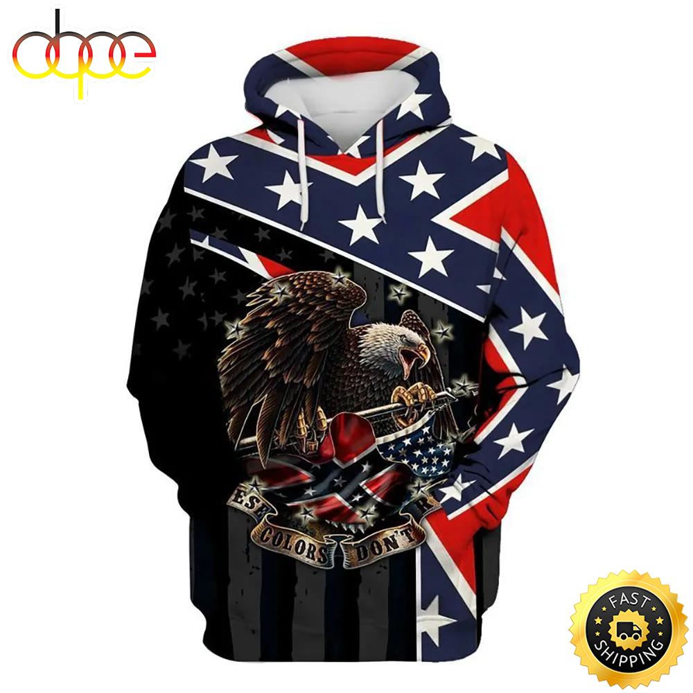 Veteran These Colors Don't Run 3D Hoodie All Over Printed