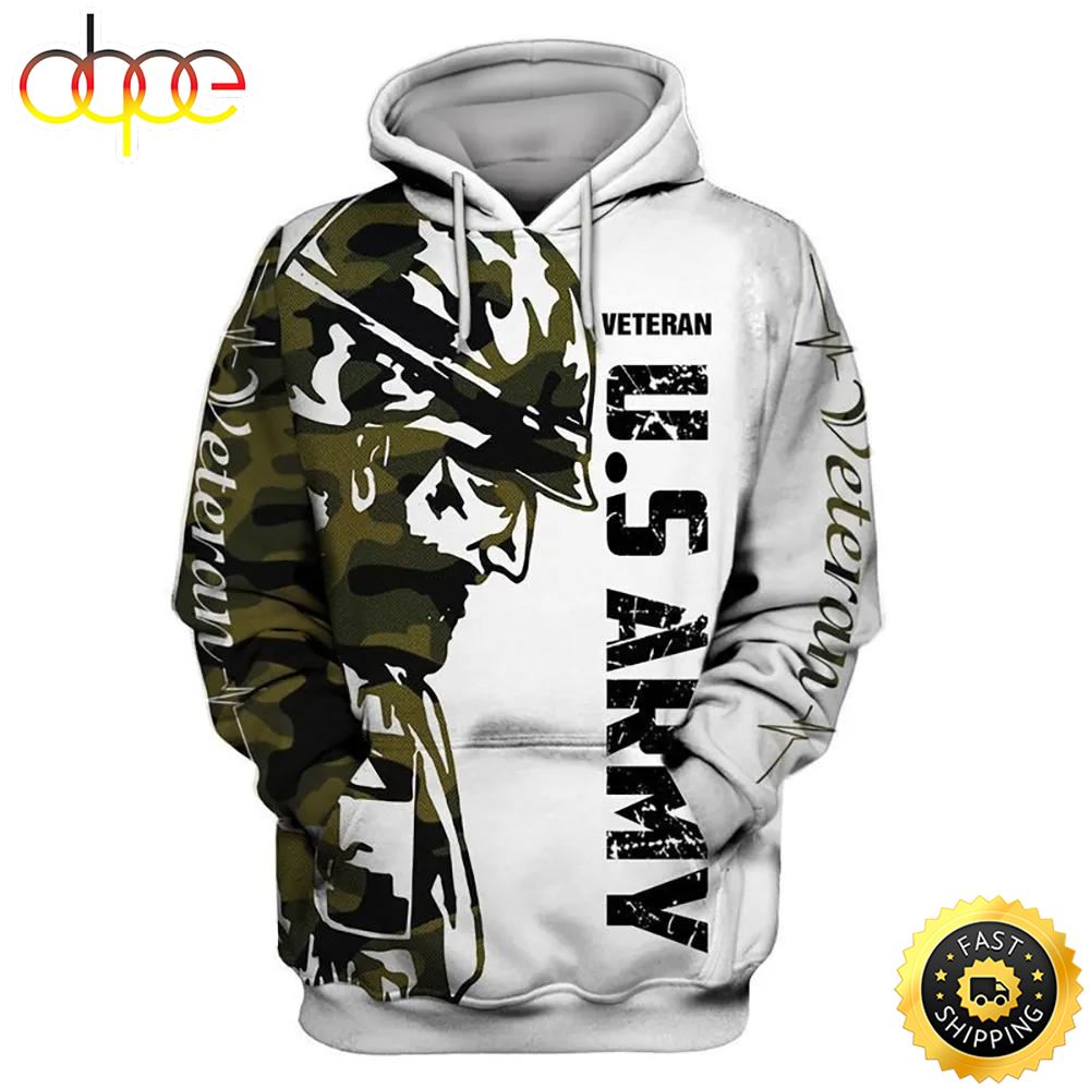 Veteran U.S Army Veteran Their Lives Your Freedom 3D Sweatshirt 3D Hoodie 3D Zipper