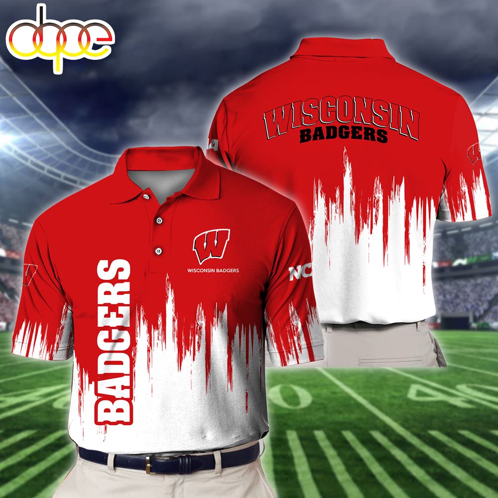Wisconsin Badgers Sport Polo Shirt Gift For Fans