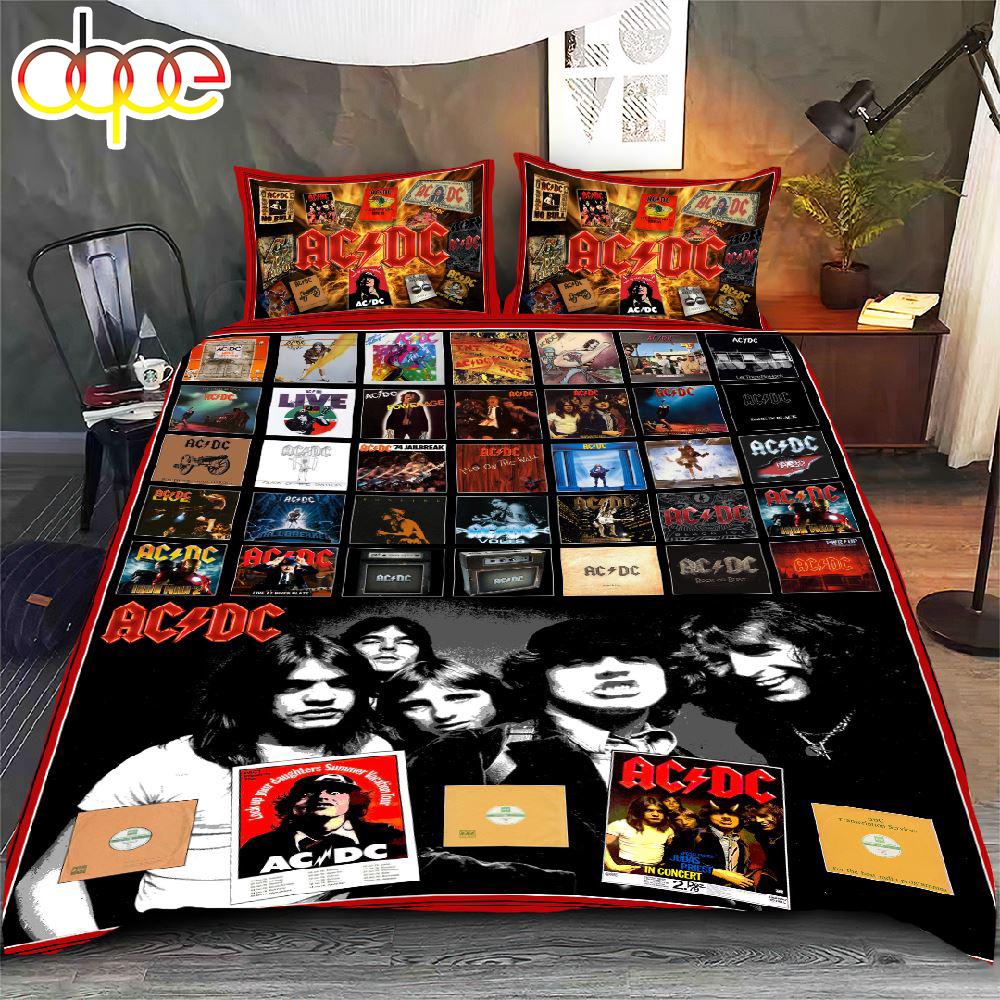 ACDC Band Combo Bedding Set  Gift For Christmas