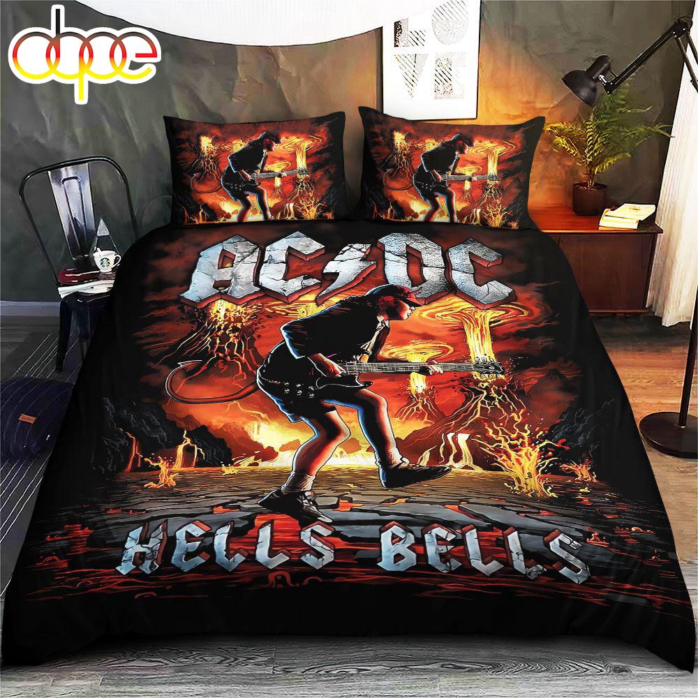 ACDC Highway To Hell Cover Classic Queen Bedding Set  Gift For Christmas