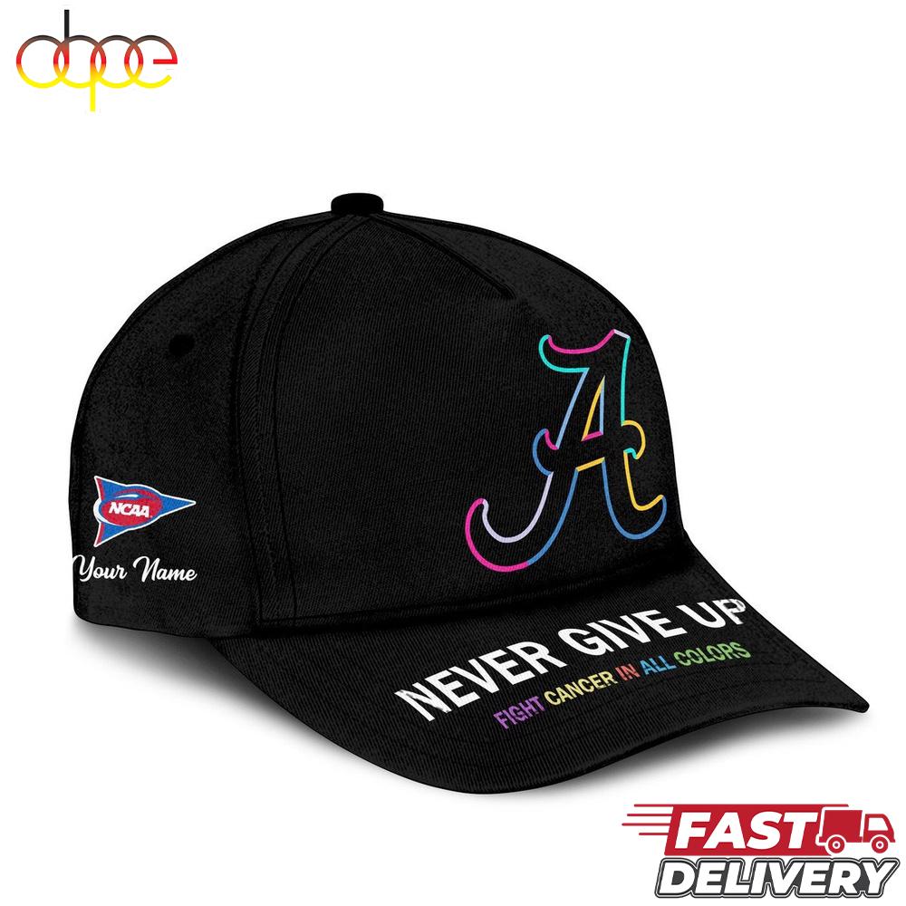 Alabama Crimson Tide NCAA Fight Cancer In All Colors Baseball Cap