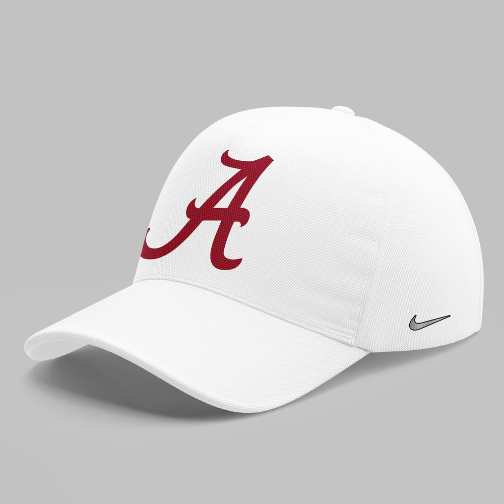 Alabama Crimson Tide White Baseball Cap 2025 For Fans