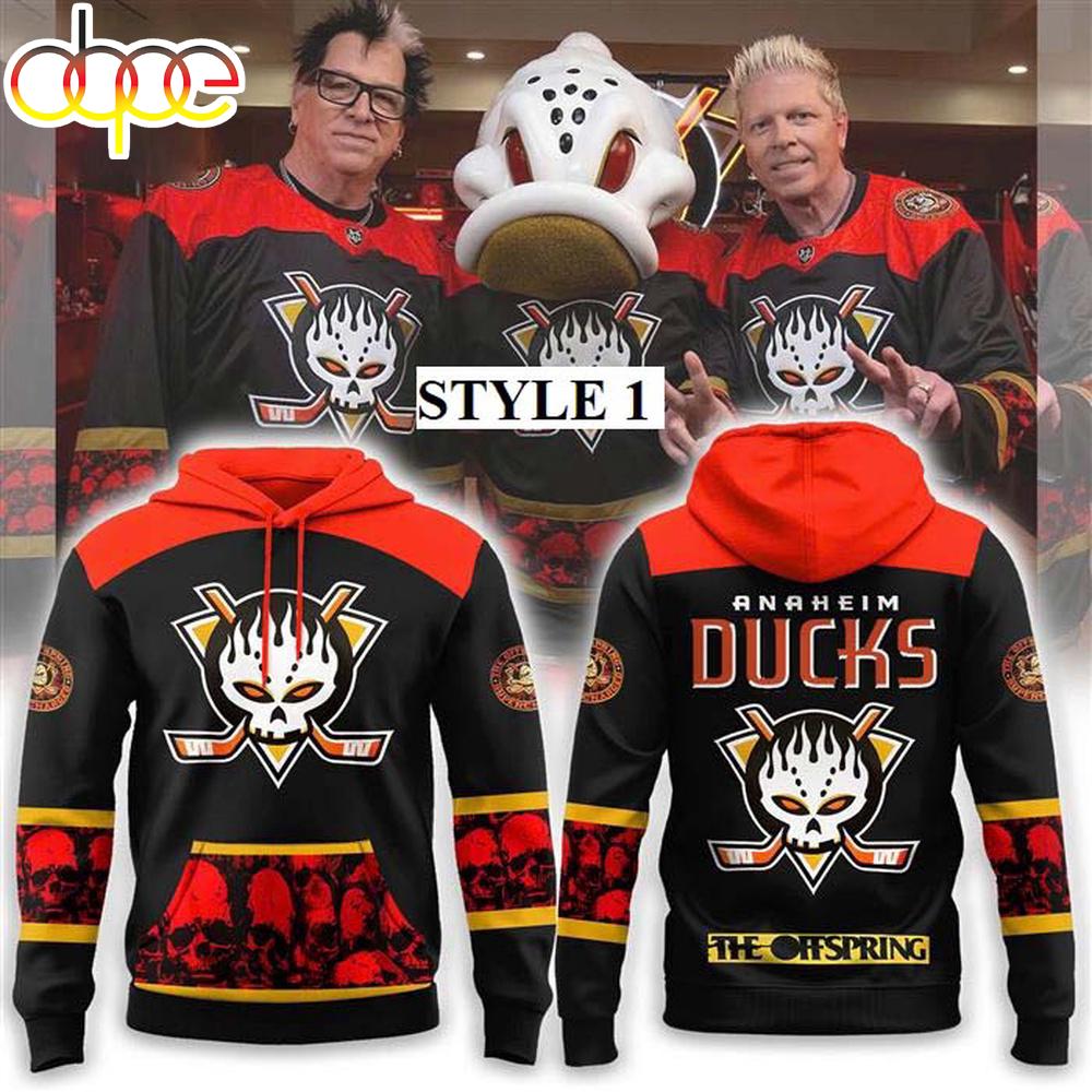 Anaheim Ducks Offspring Youth 3D Hoodie Shirt