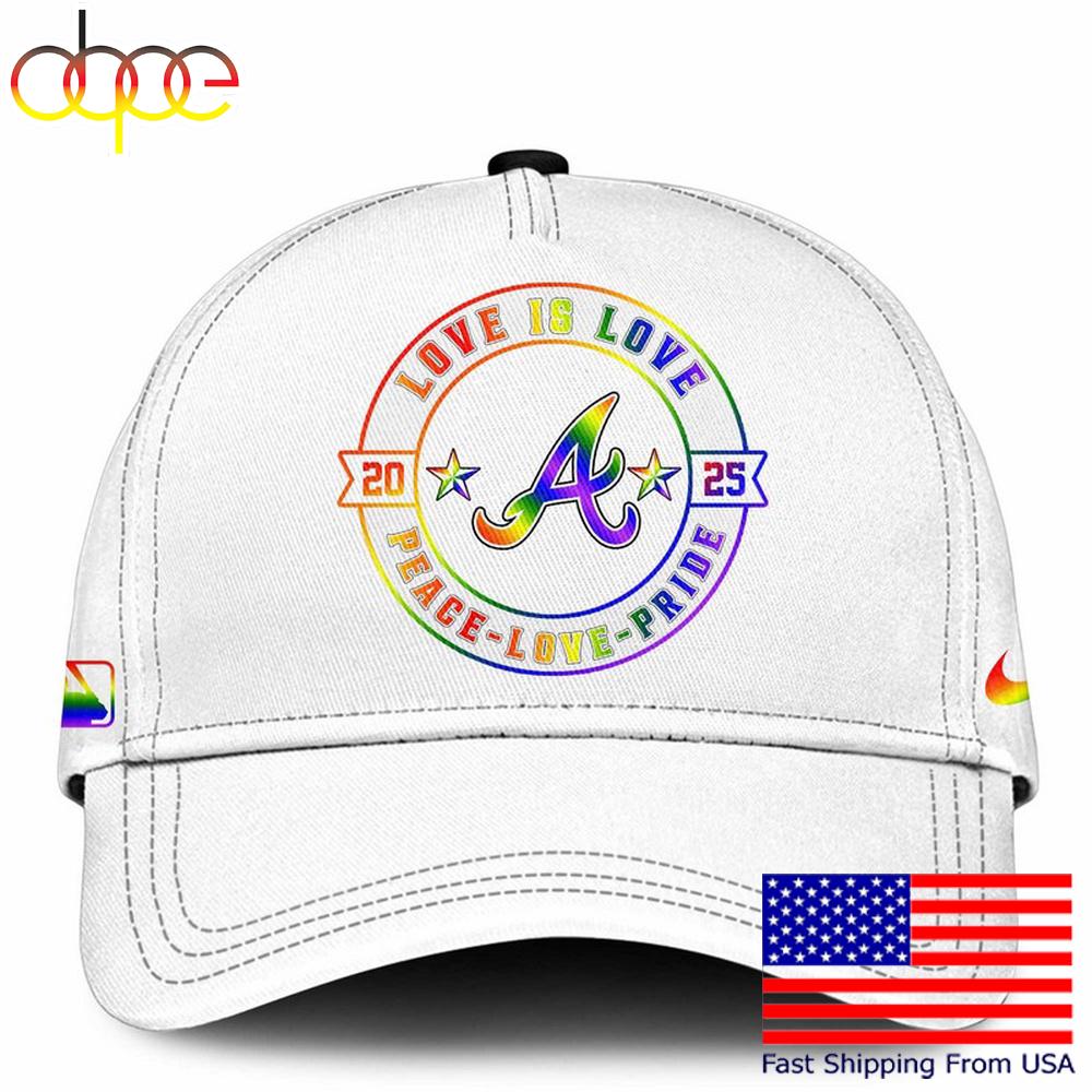 Atlanta Braves Happy Pride Month Limited Edition 2025 Baseball Cap