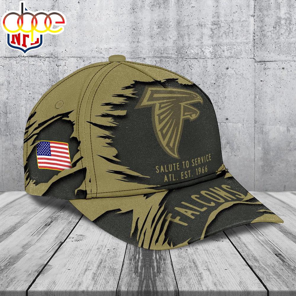 Atlanta Falcons 2025 Salute to Service Classic Baseball Cap