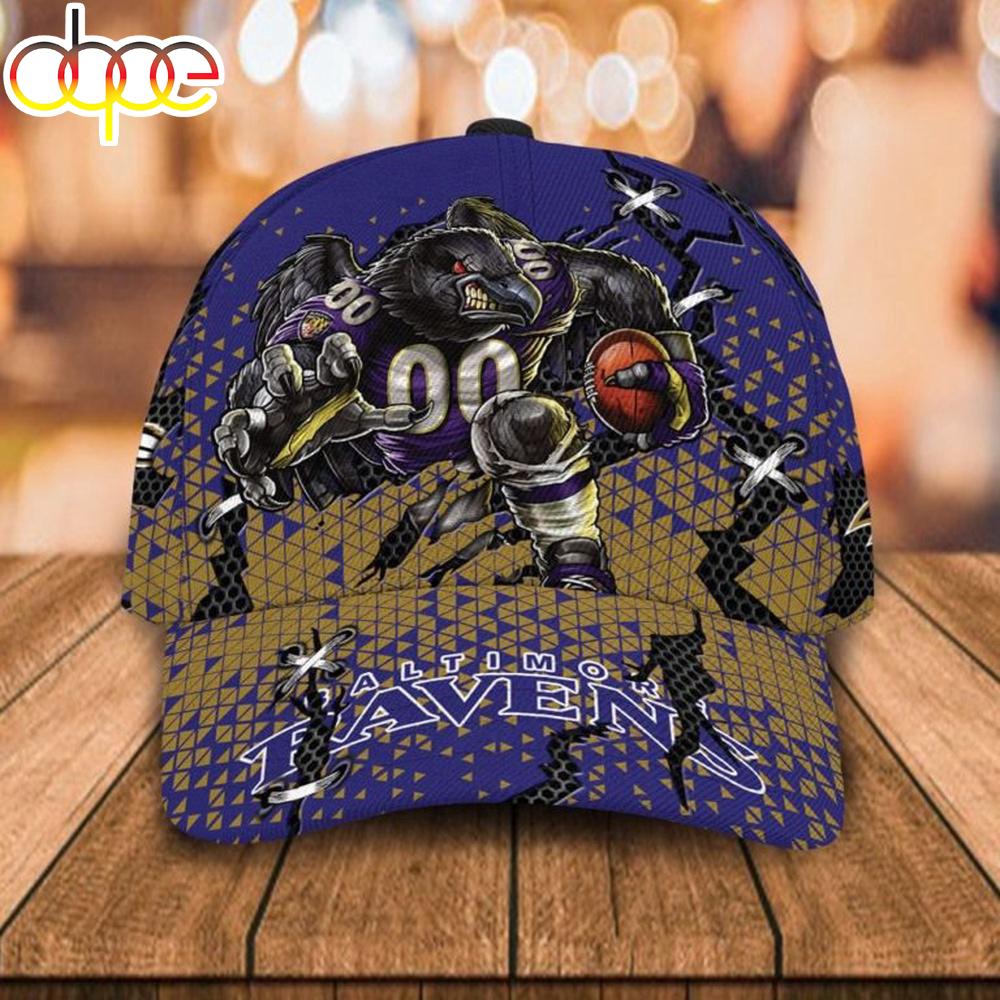 Baltimore Ravens Mascot NFL Classic Baseball Cap