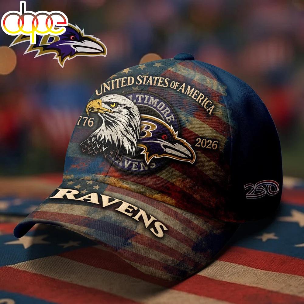 Baltimore Ravens Premium NFL 250th anniversary of America Cap