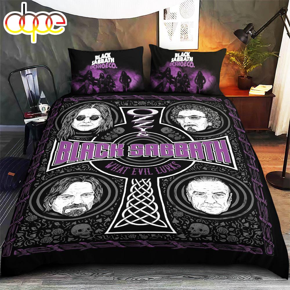 Black Sabbath Bedding Set Christmas For Fans  Gift For Christmas