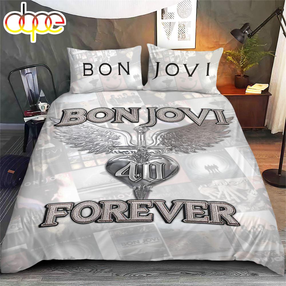 Bon Jovi Bedding Set Christmas For Fans  Gift For Christmas