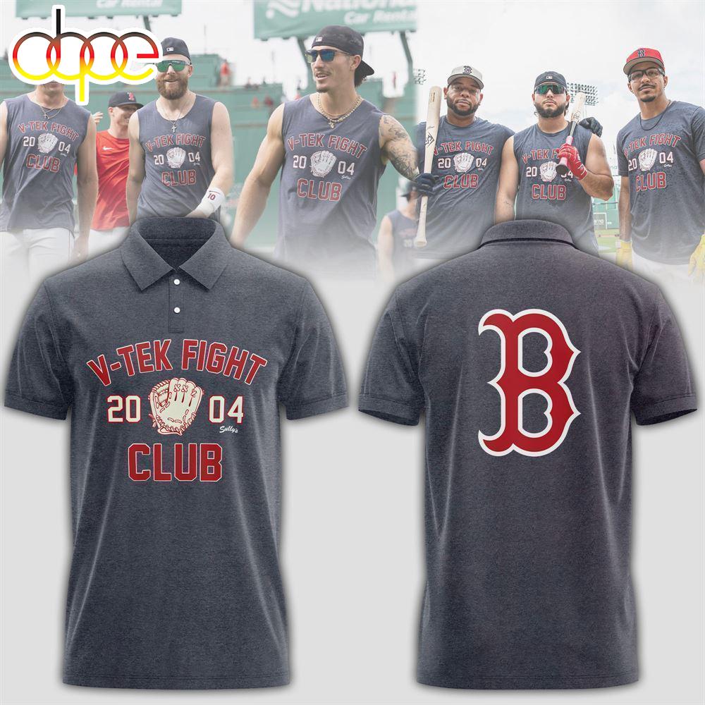 Boston Red Sox V Tek Fight Club 2004 Polo Shirt
