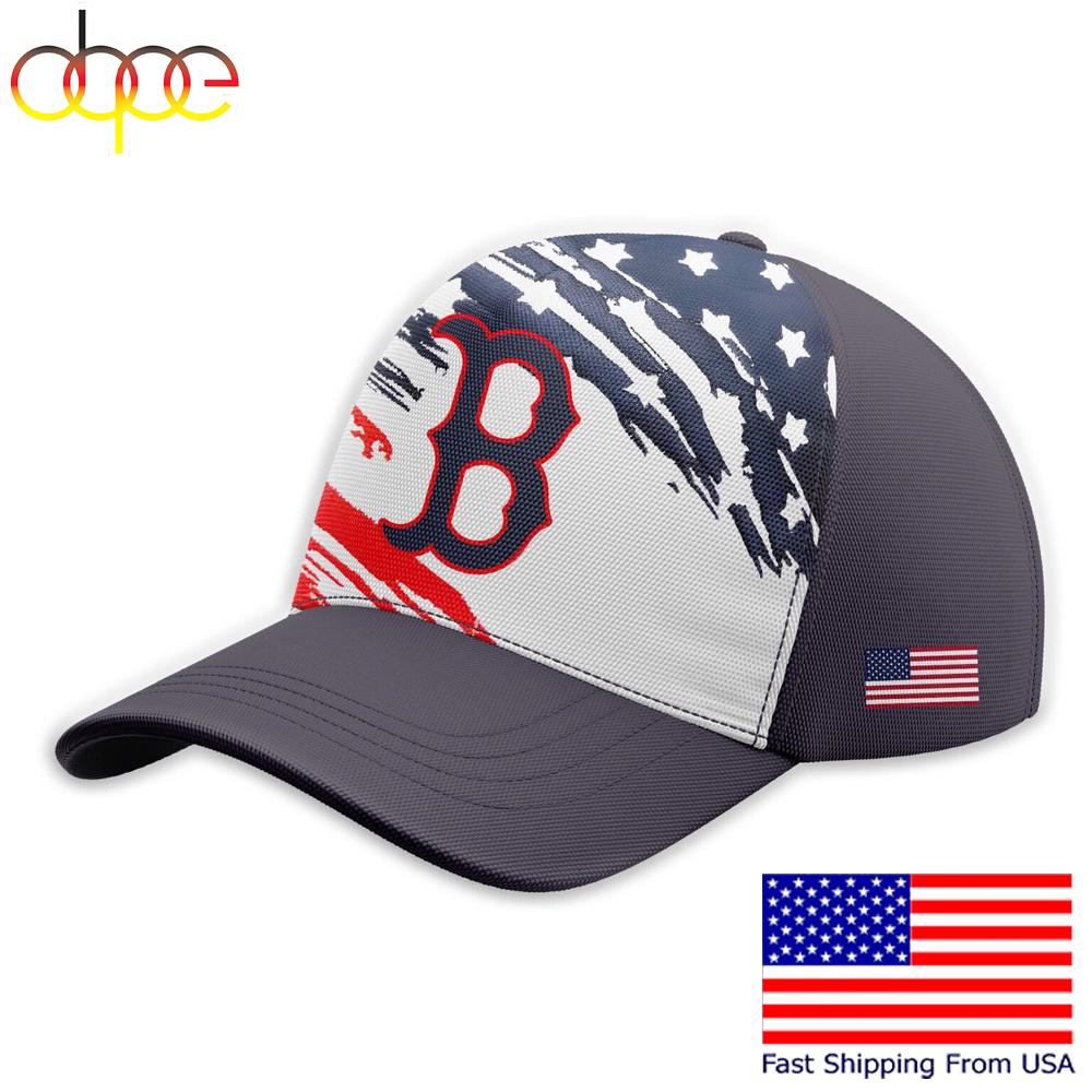 Boston Red Sox x 4th of july independence Baseball Cap