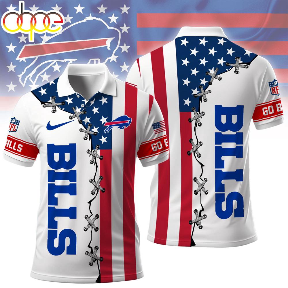 Buffalo Bills NFL Freedom American Polo Shirt For Fans