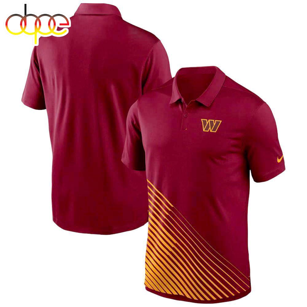 Burgundy Washington Commanders Vapor Performance Polo