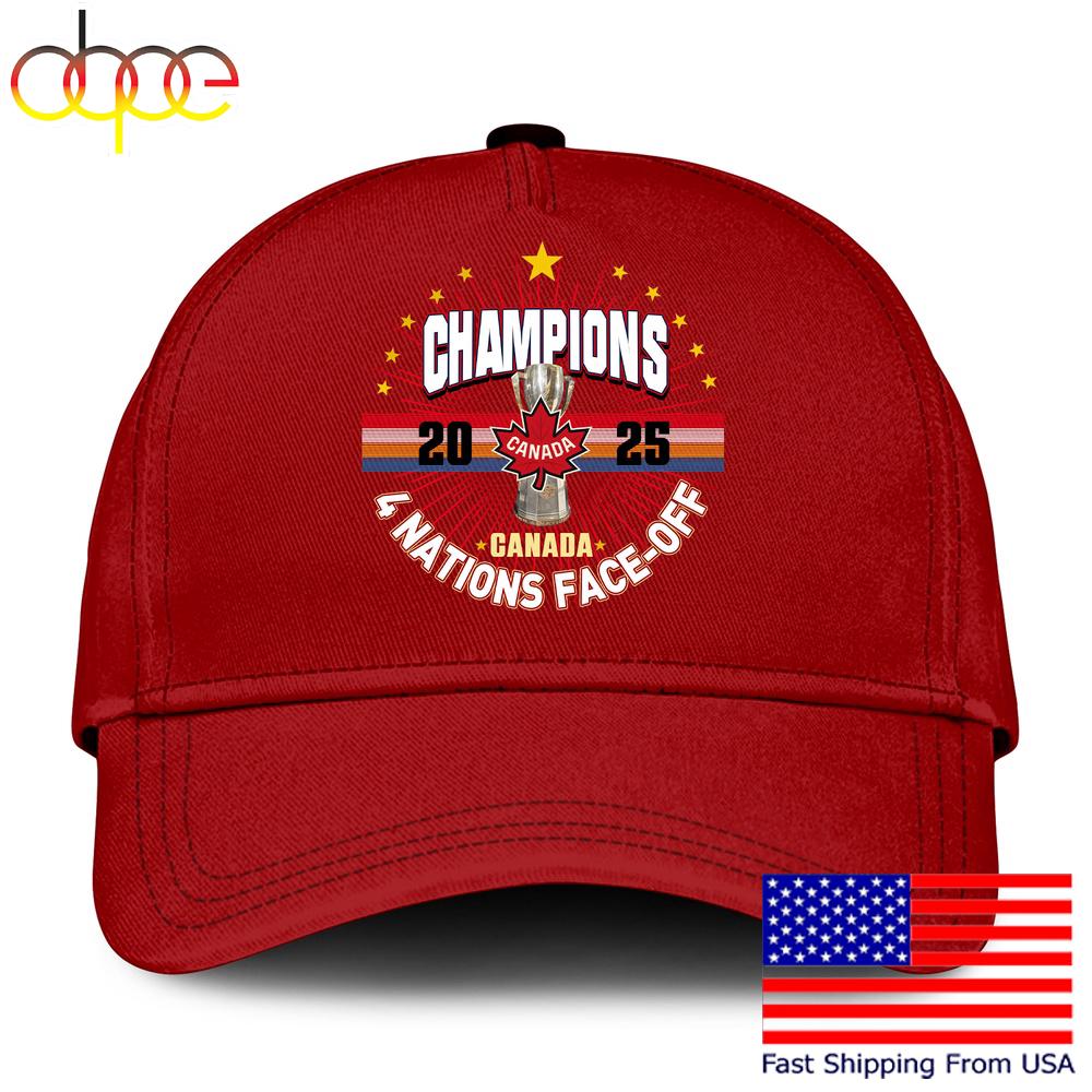 Canada NHL 4 Nation Face Off Champions Second Baseball Cap