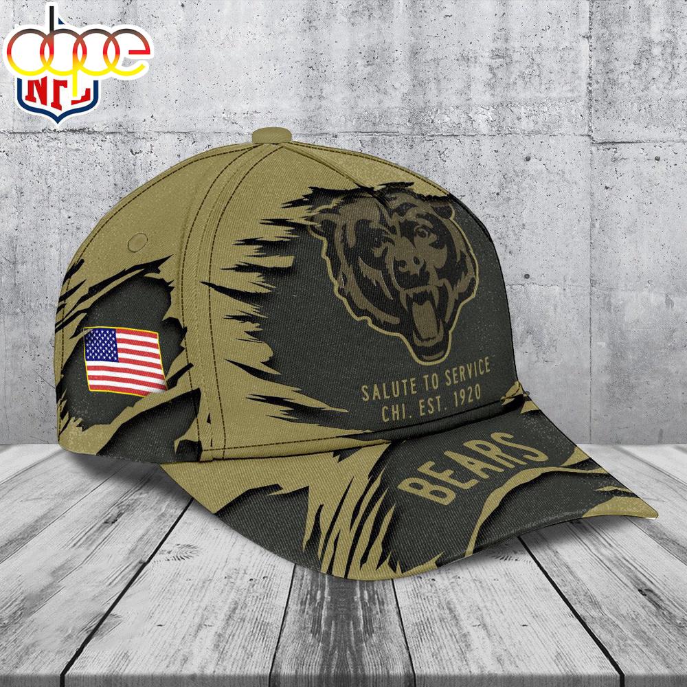 Chicago Bears 2025 Salute to Service Classic Baseball Cap