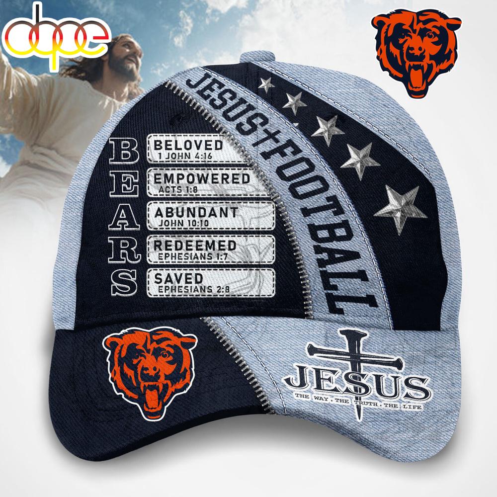 Chicago Bears Jesus The Way The Truth The Life Baseball Cap