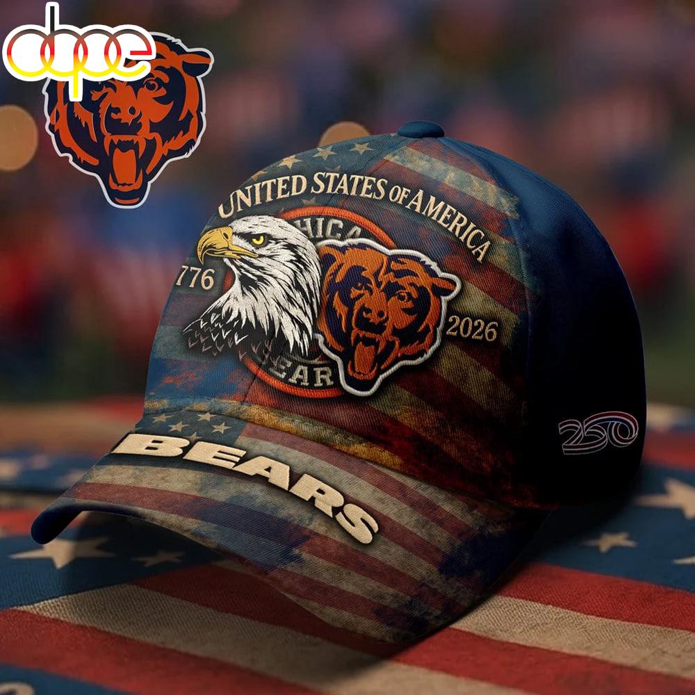 Chicago Bears Premium NFL 250th anniversary of America Cap