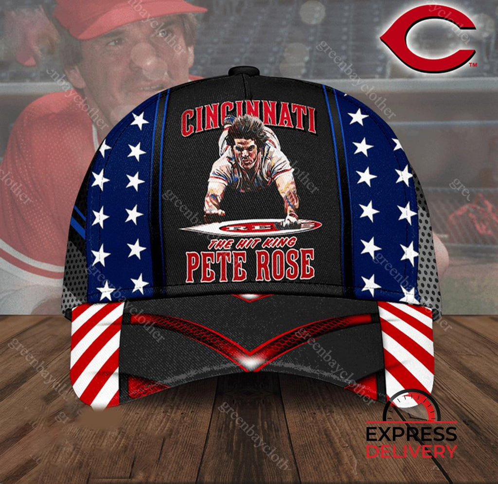 Cincincati Reds The Hit King Pete Rose Classic Cap