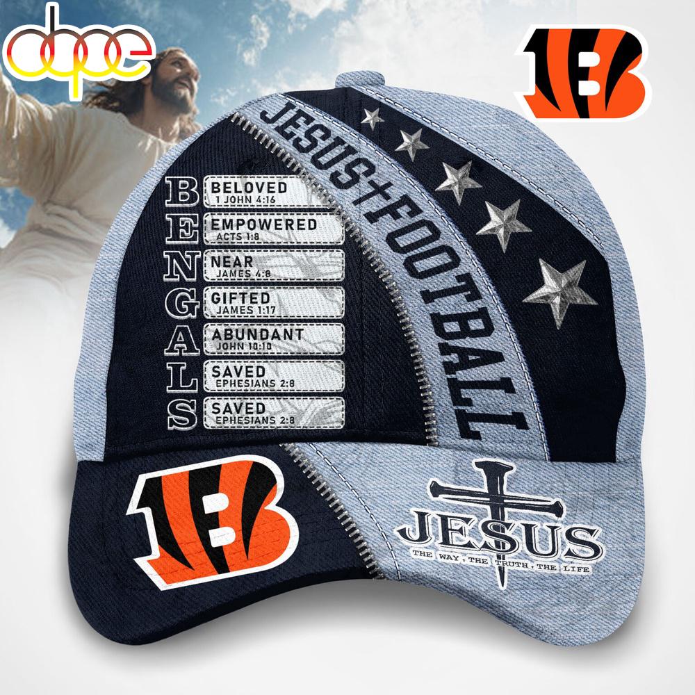 Cincinnati Bengals Jesus The Way The Truth The Life Baseball Cap