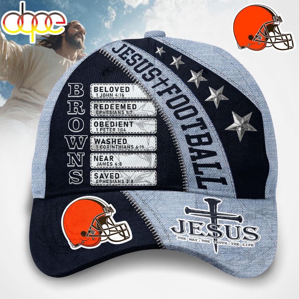 Cleveland Browns Jesus The Way The Truth The Life Baseball Cap