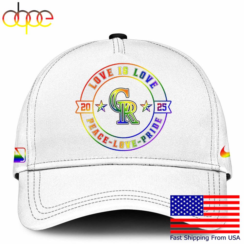 Colorado Rockies Happy Pride Month Limited Edition 2025 Baseball Cap