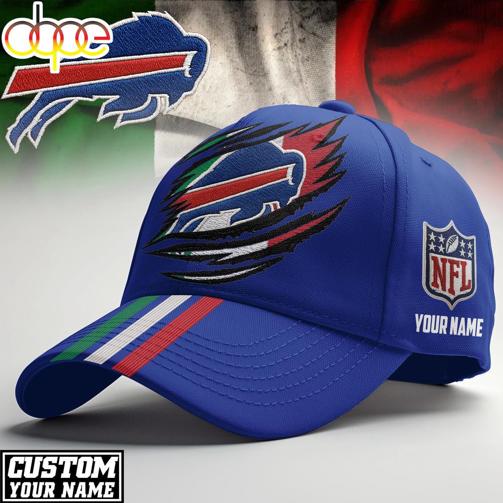 Custom Name Buffalo Bills NFL Italy Classic Cap