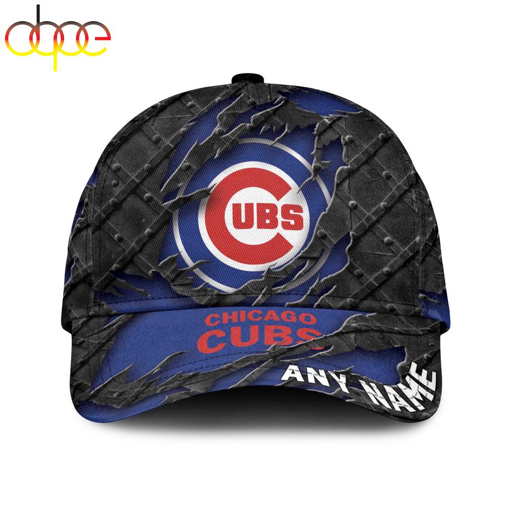 Custom Name MLB Chicago Cubs Classic Baseball Cap