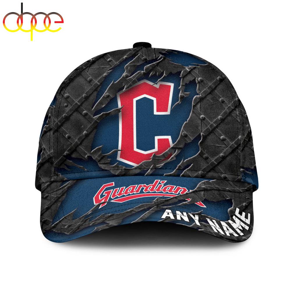 Custom Name MLB Cleveland Guardians Classic Baseball Cap
