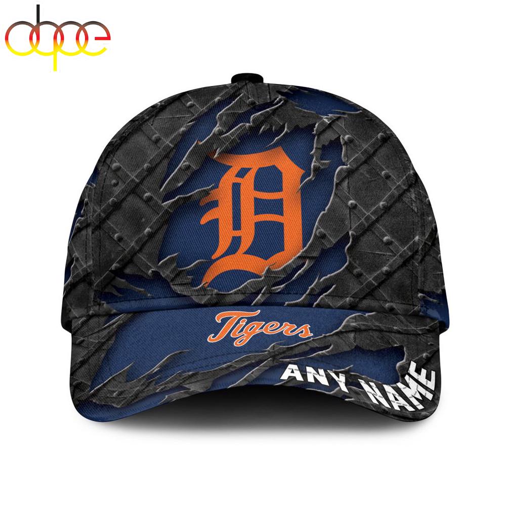 Custom Name MLB Detroit Tigers Classic Baseball Cap
