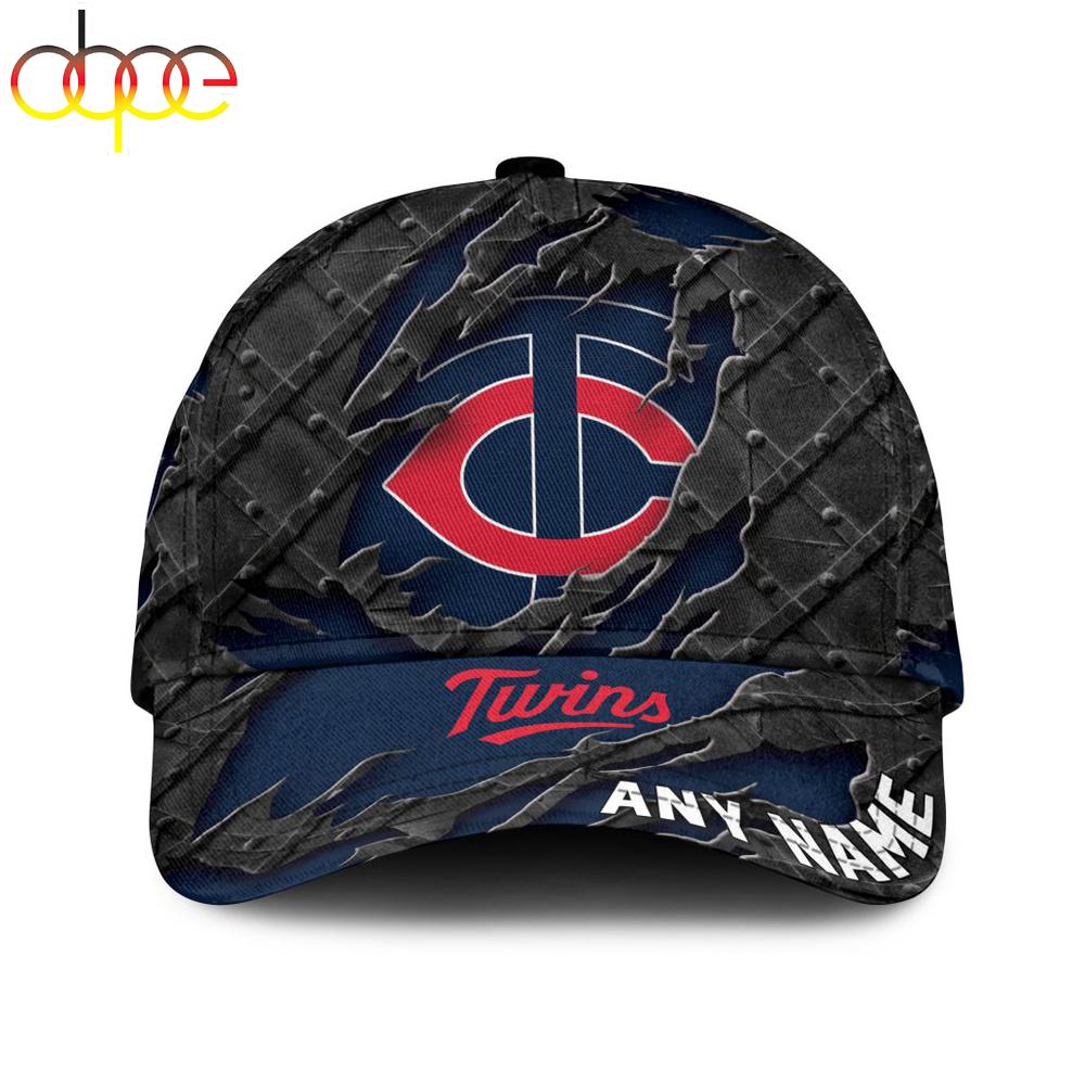 Custom Name MLB Minnesota Twins Classic Baseball Cap
