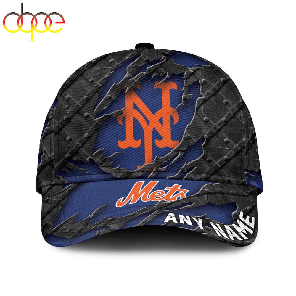 Custom Name MLB New York Mets Classic Baseball Cap